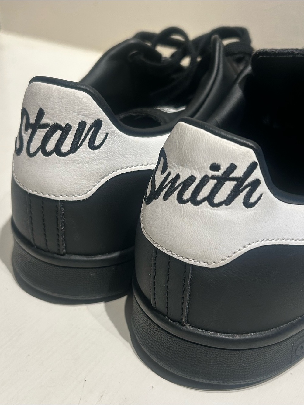 Adidas Stan Smith Sneakers, RARE, Black & White, Men’s Size 12